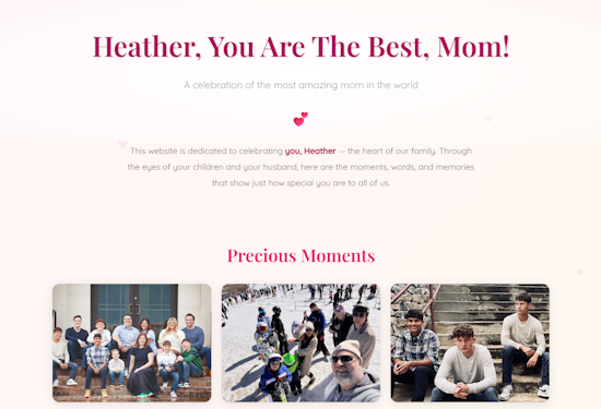 Example site preview